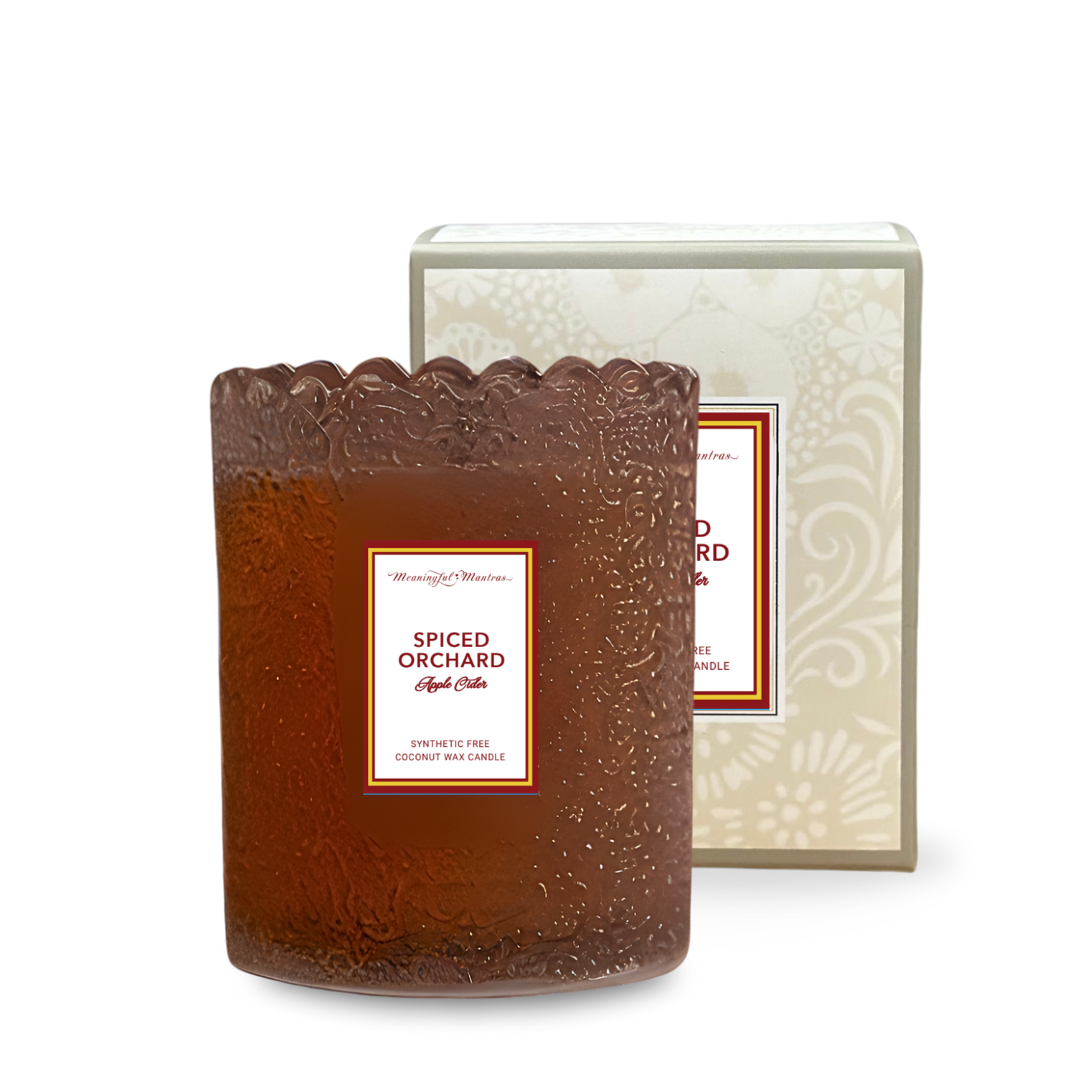 Spiced Orchard Apple Cider Natural Candle 8oz Kaia Collection