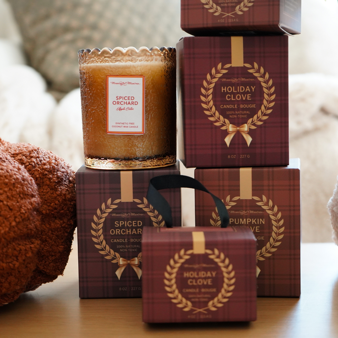 Spiced Orchard Apple Cider Natural Candle 8oz Kaia Collection