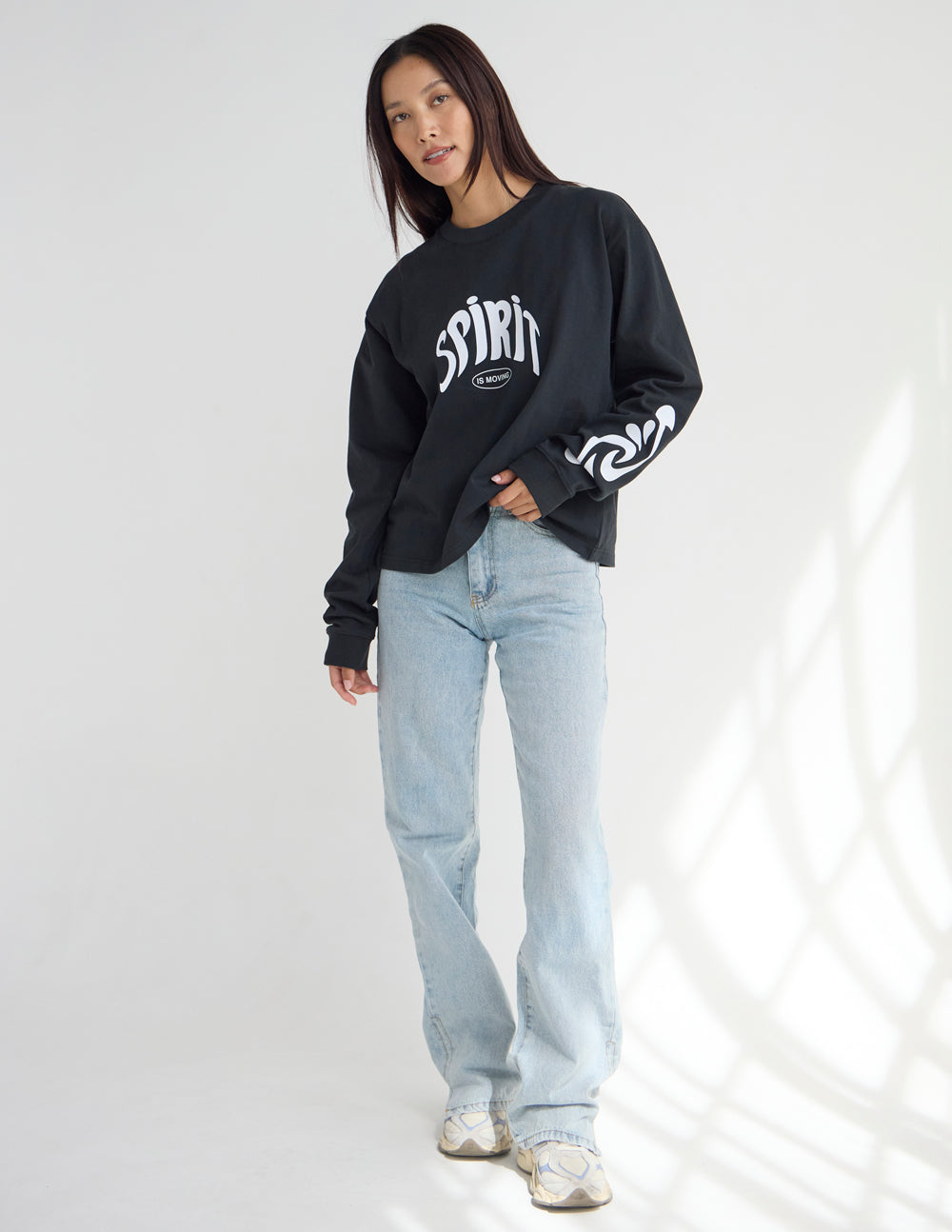 Spirit Is Moving LS Heavyweight Tee