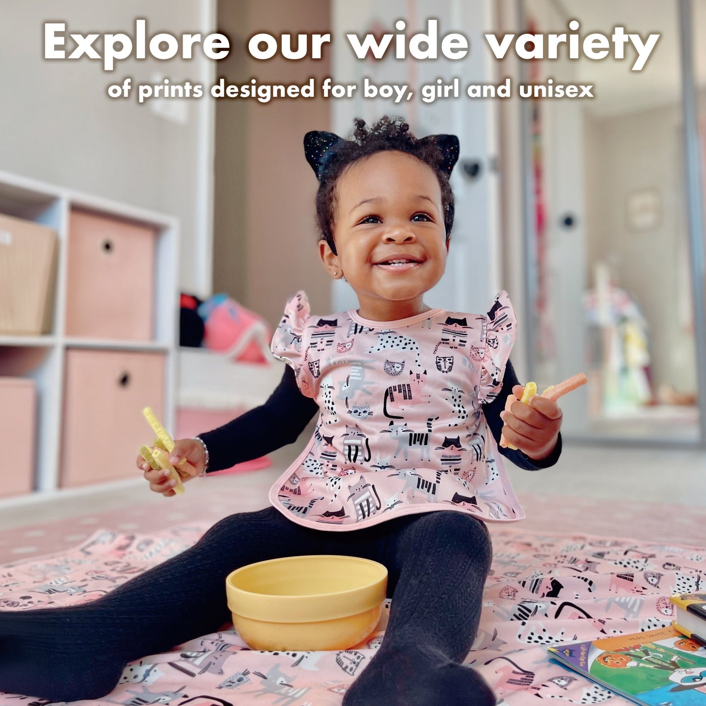 Kitty Splash Mat - A Waterproof Catch-All for Highchair Spills and More!