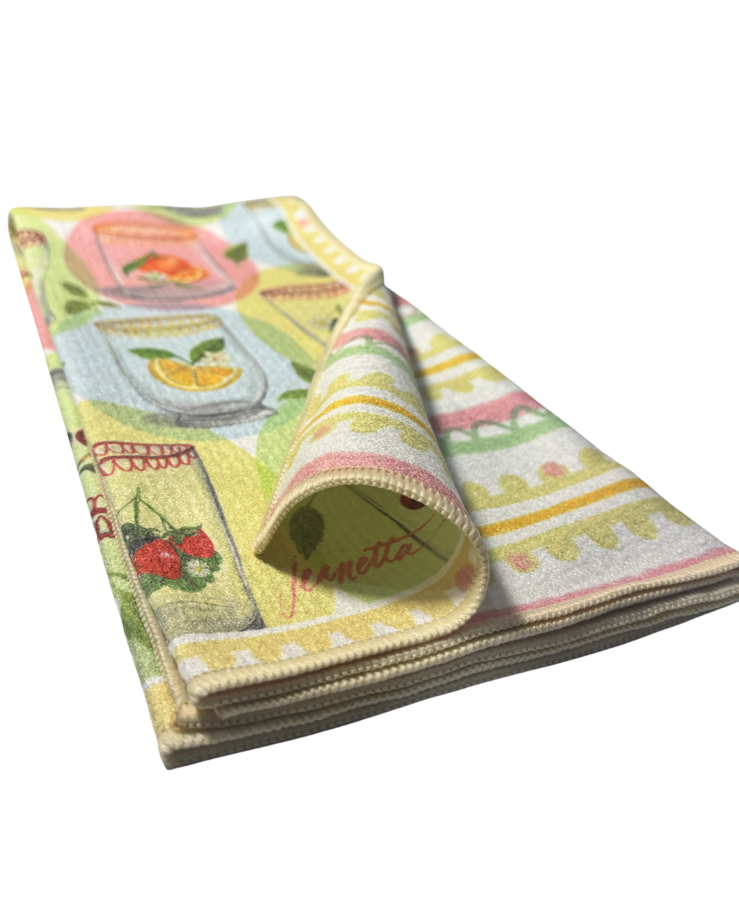Squeeze The Day Double-Sided Tea Towel