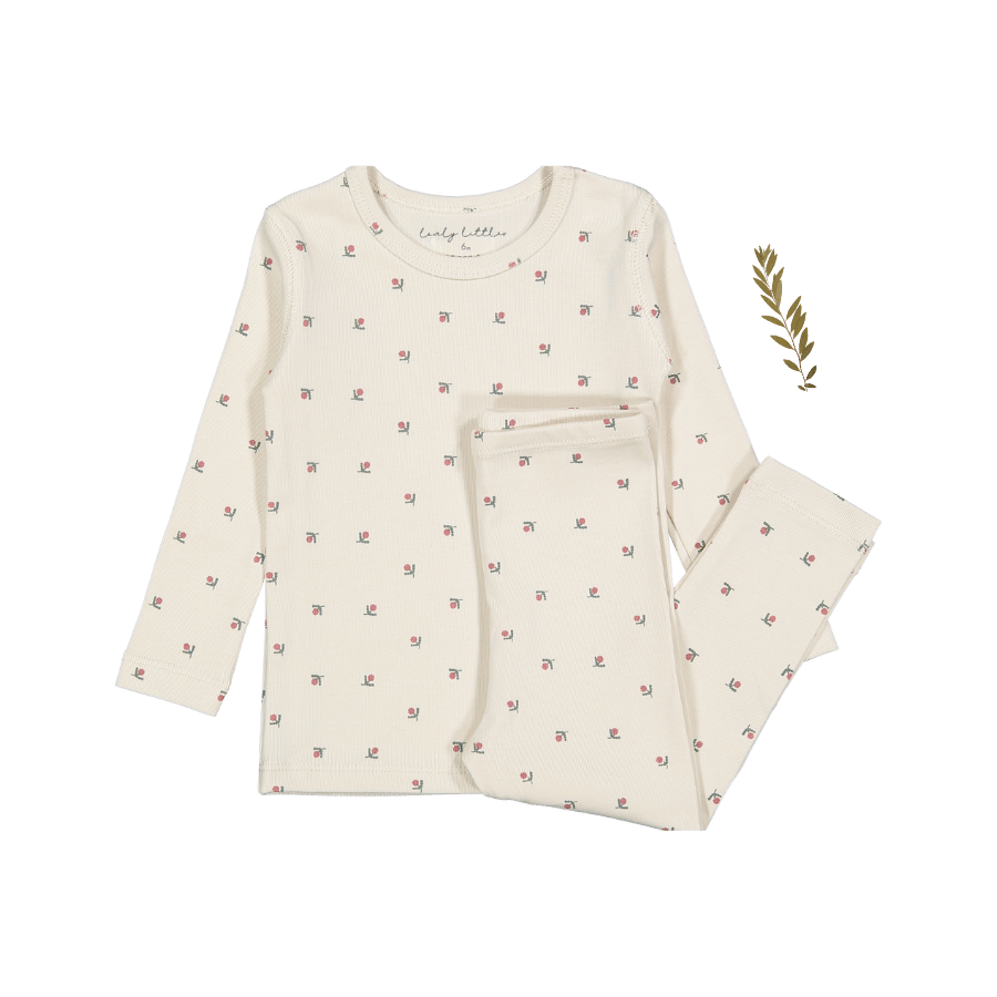 The Printed  Set - Mini Stitch Red