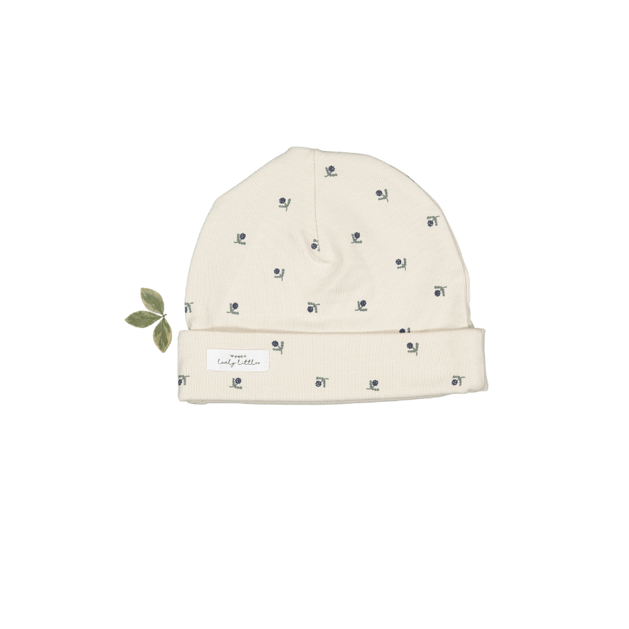 The Printed Hat - Mini Stitch Blue