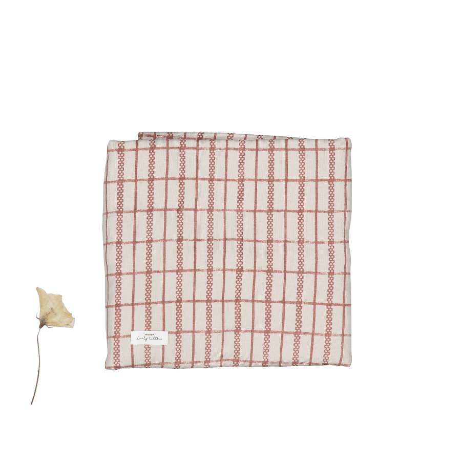 The Printed Blanket - Mauve Check