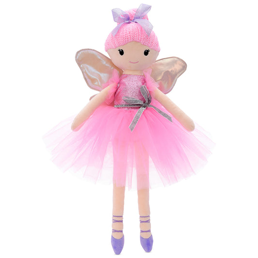 Sugar Plum Fairy Plush – Pink Holiday Ballerina Doll