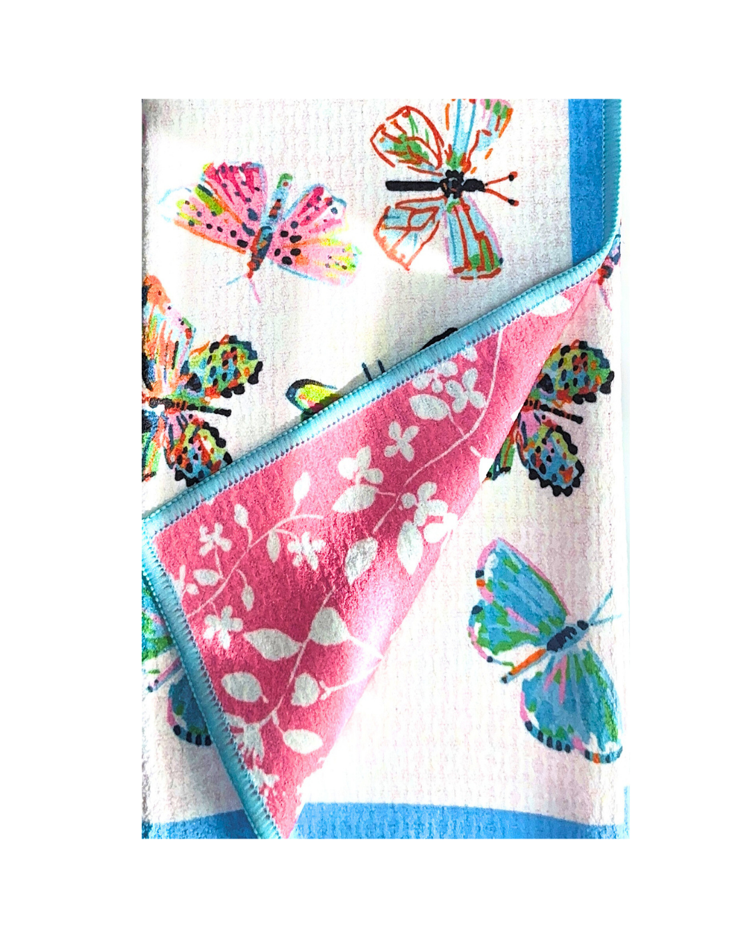 Summerfly Double-Sided Tea Towel