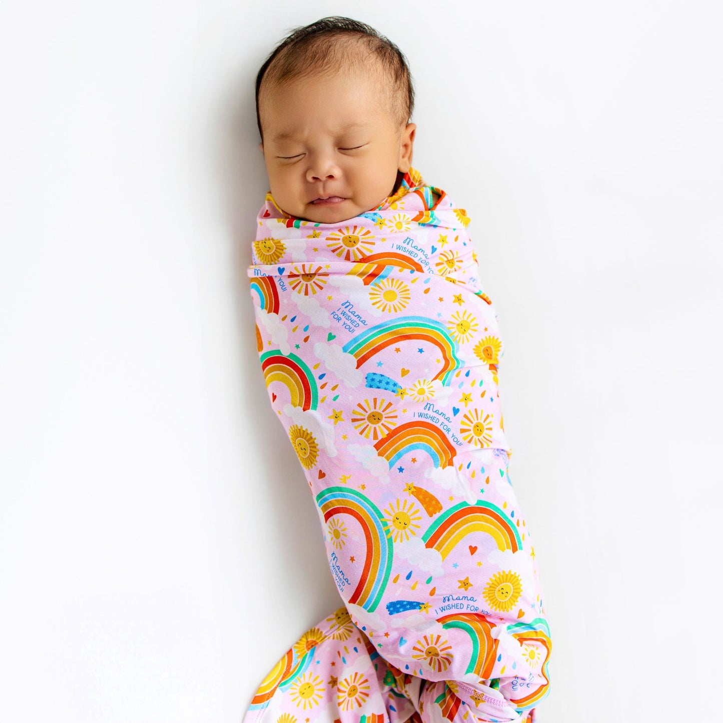 The Forever Swaddle Blanket | Here Comes the Sunshine (Pink)