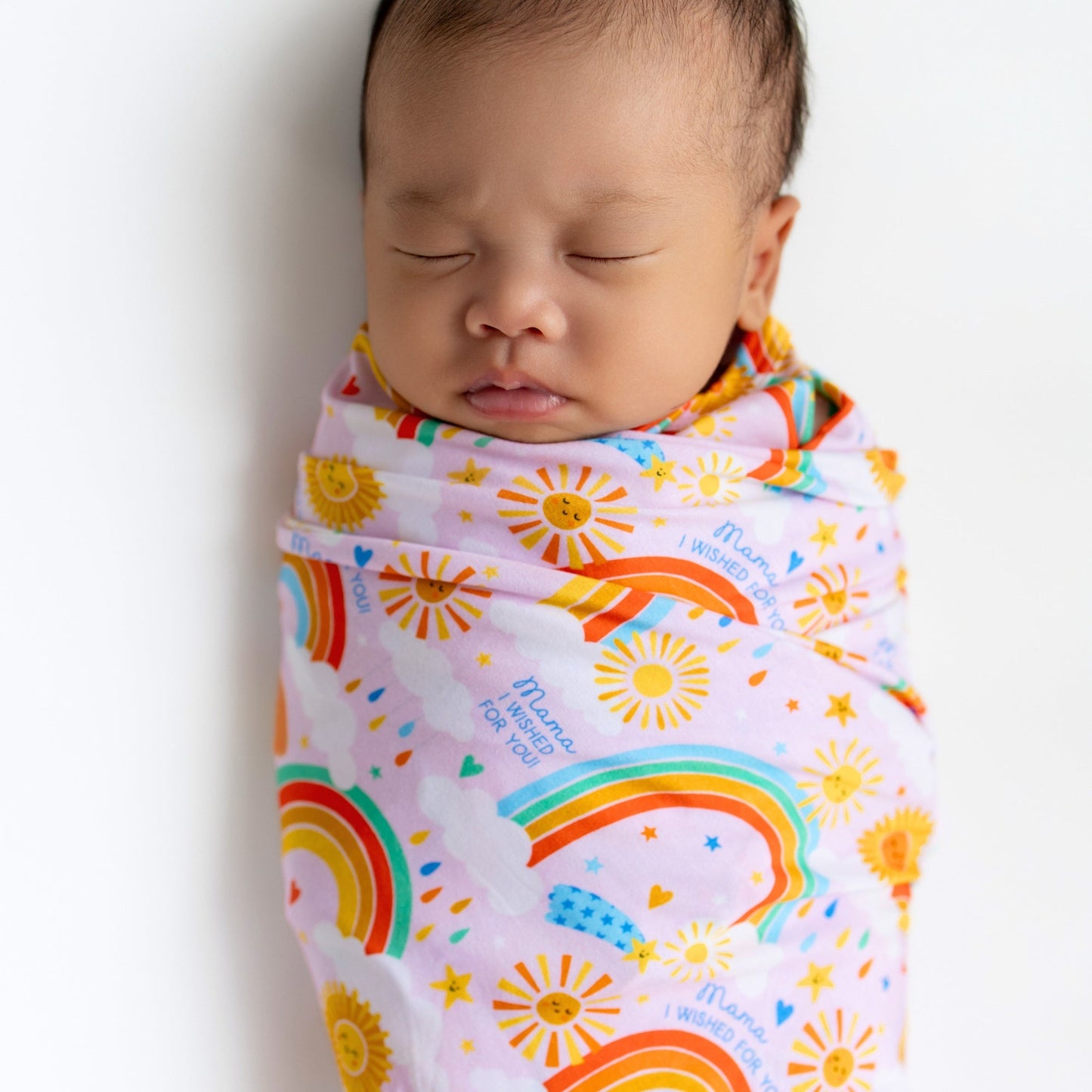 The Forever Swaddle Blanket | Here Comes the Sunshine (Pink)