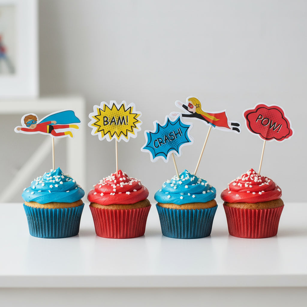 Superhero Birthday Party Supplies Kit – Boys Party | Plates, Cups, Napkins | Party in a Box
