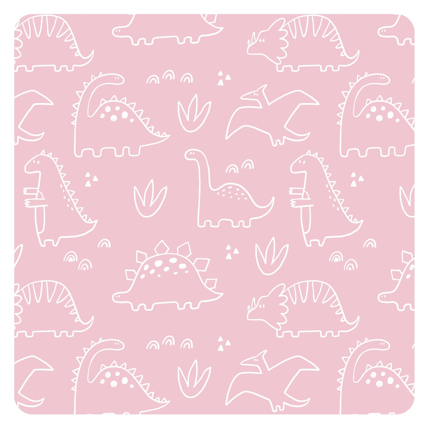 Dino Friends - Blush Bapron