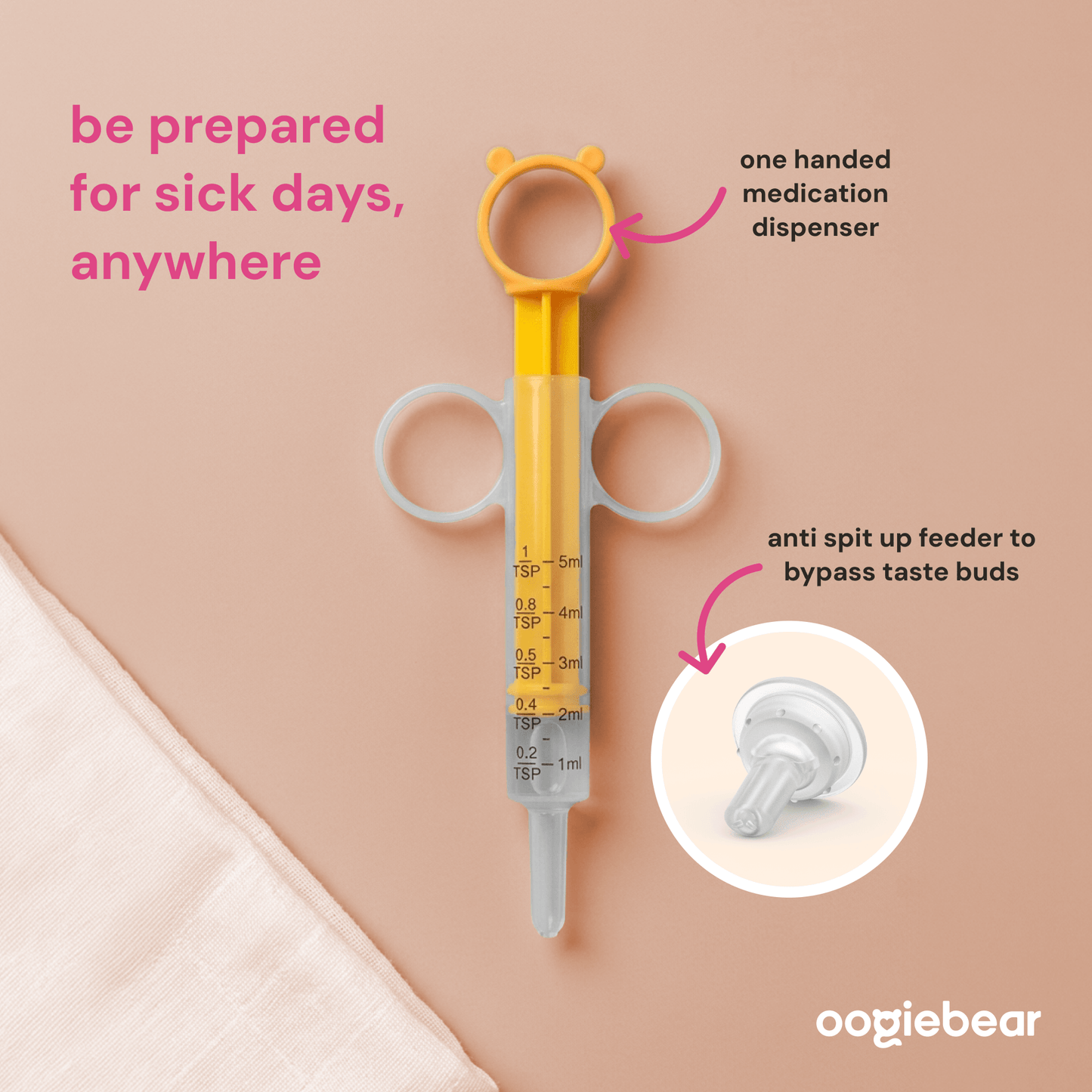 baby medicine syringe + feeder
