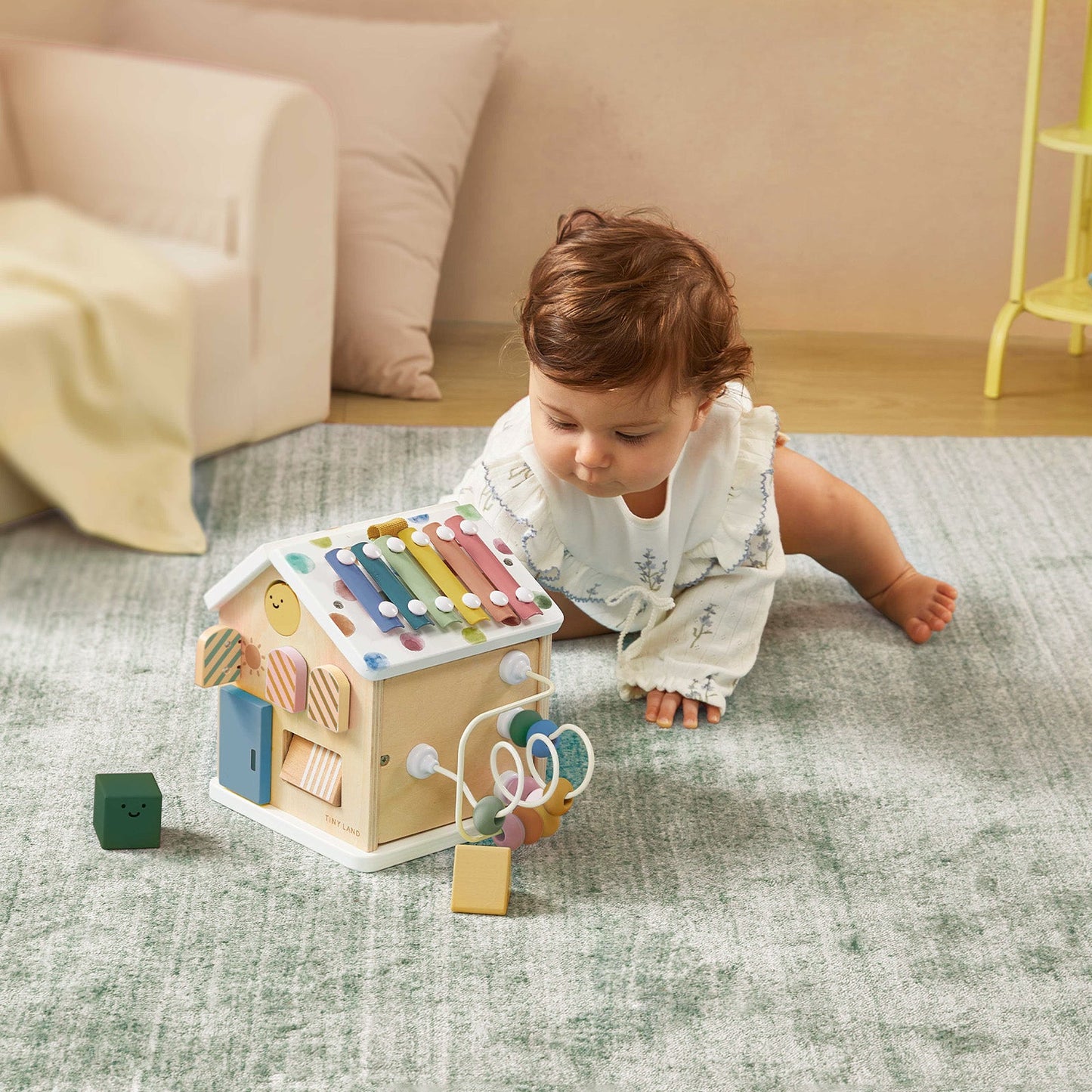 Tiny Land® Cottage Activity Cube - Morandi