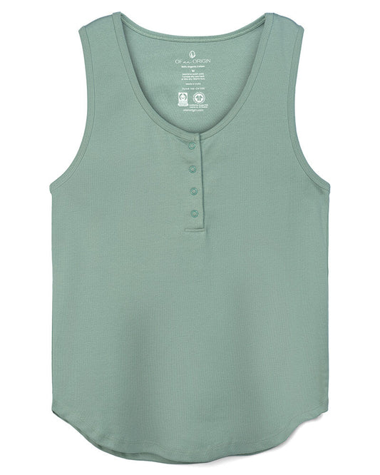 Nest Organic Cotton Henley Nursing Lounge Tank