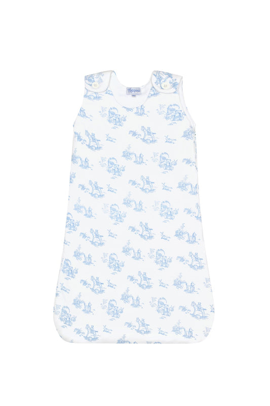 Blue Toile Winter Sack