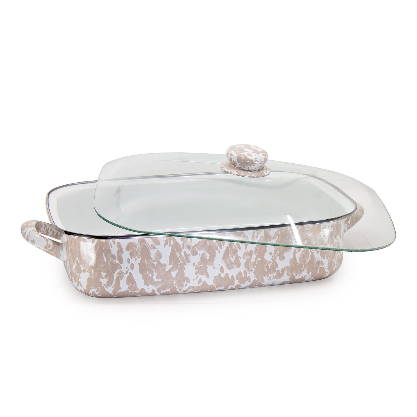 Taupe Swirl Roasting Pan