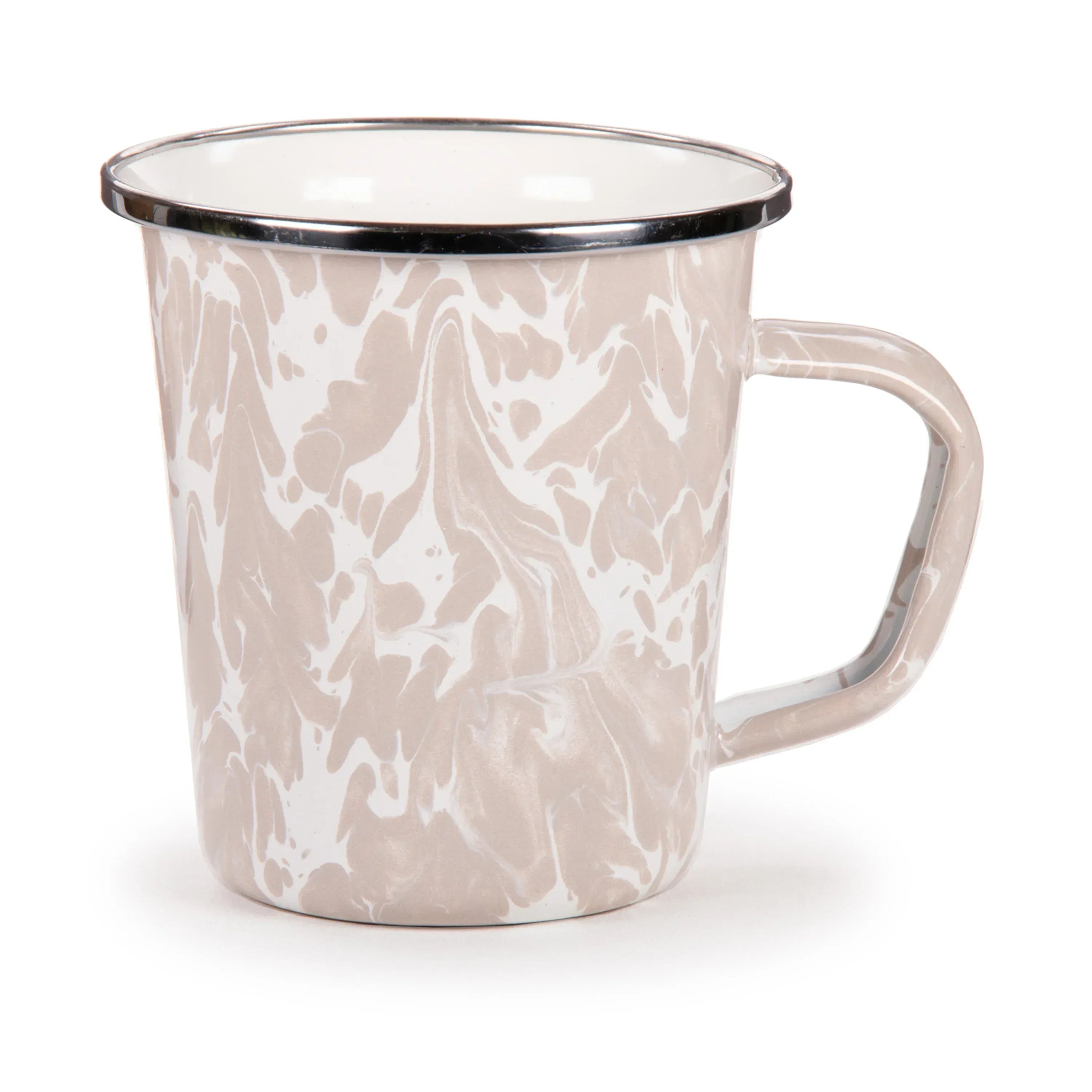 Taupe Swirl 16 oz Latte Mugs