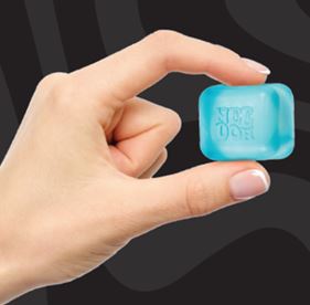 NeeDoh Nice Ice Baby Teenie Sensory Cube – Super Solid Squish Fidget Toy for Kids & Adults