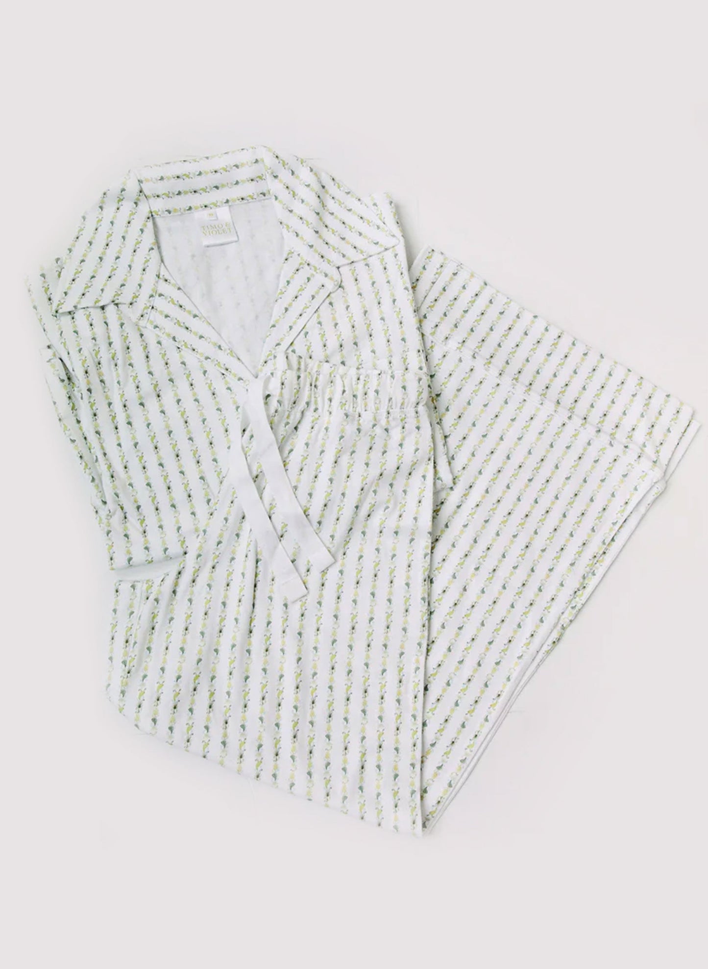 Women's Parker Pajama Set - Fern Stripe