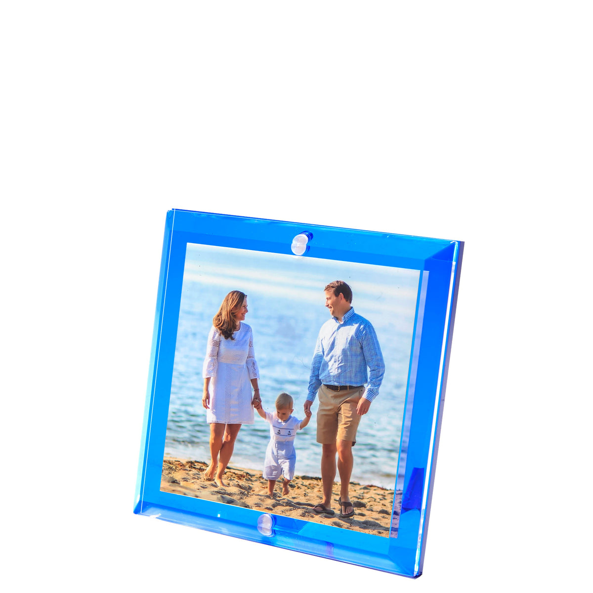 Seaglass Acrylic 4" x 4" Beveled Frame