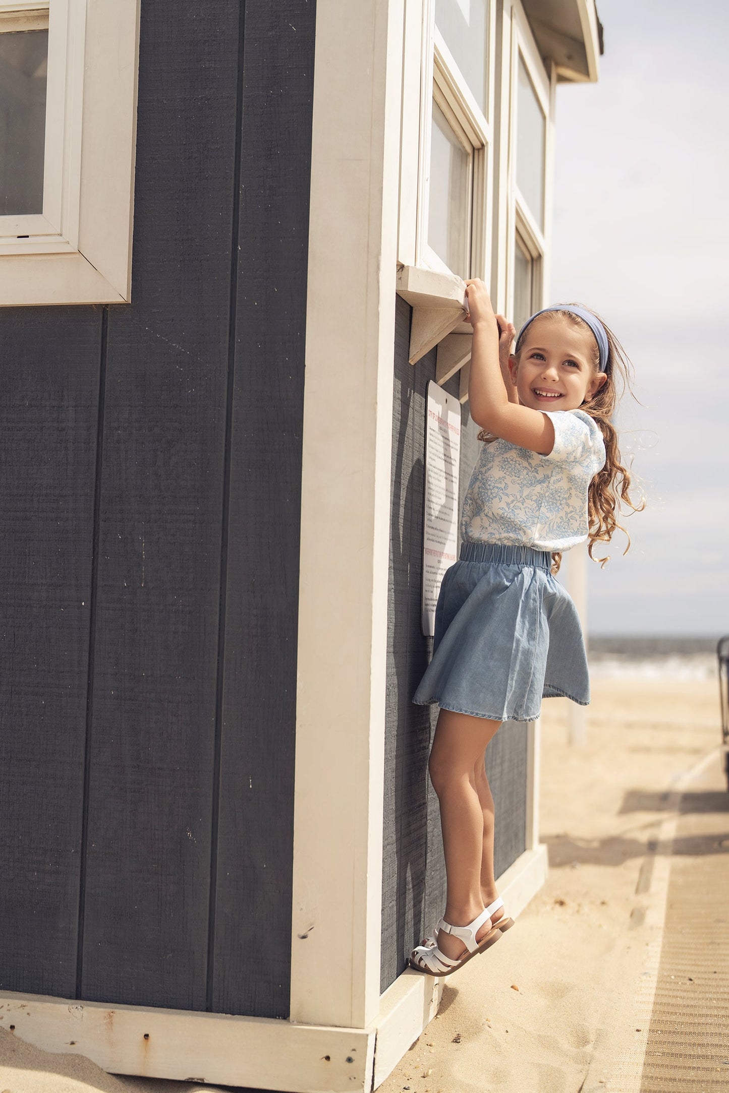 Circle Skirt- Light Denim