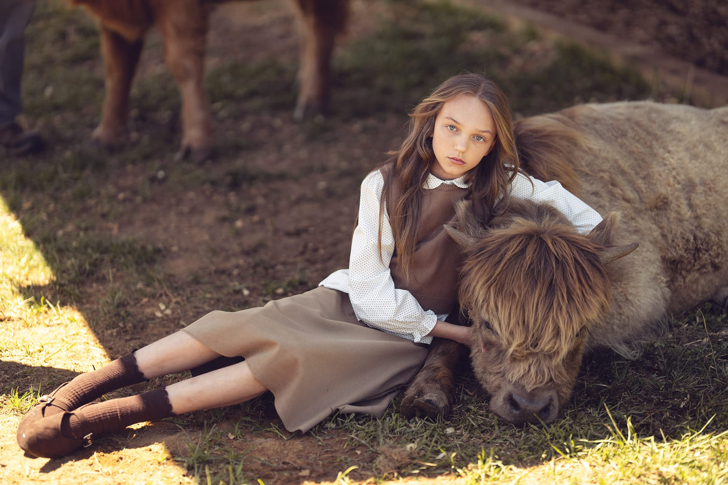 Sienna Circle Skirt - Chestnut