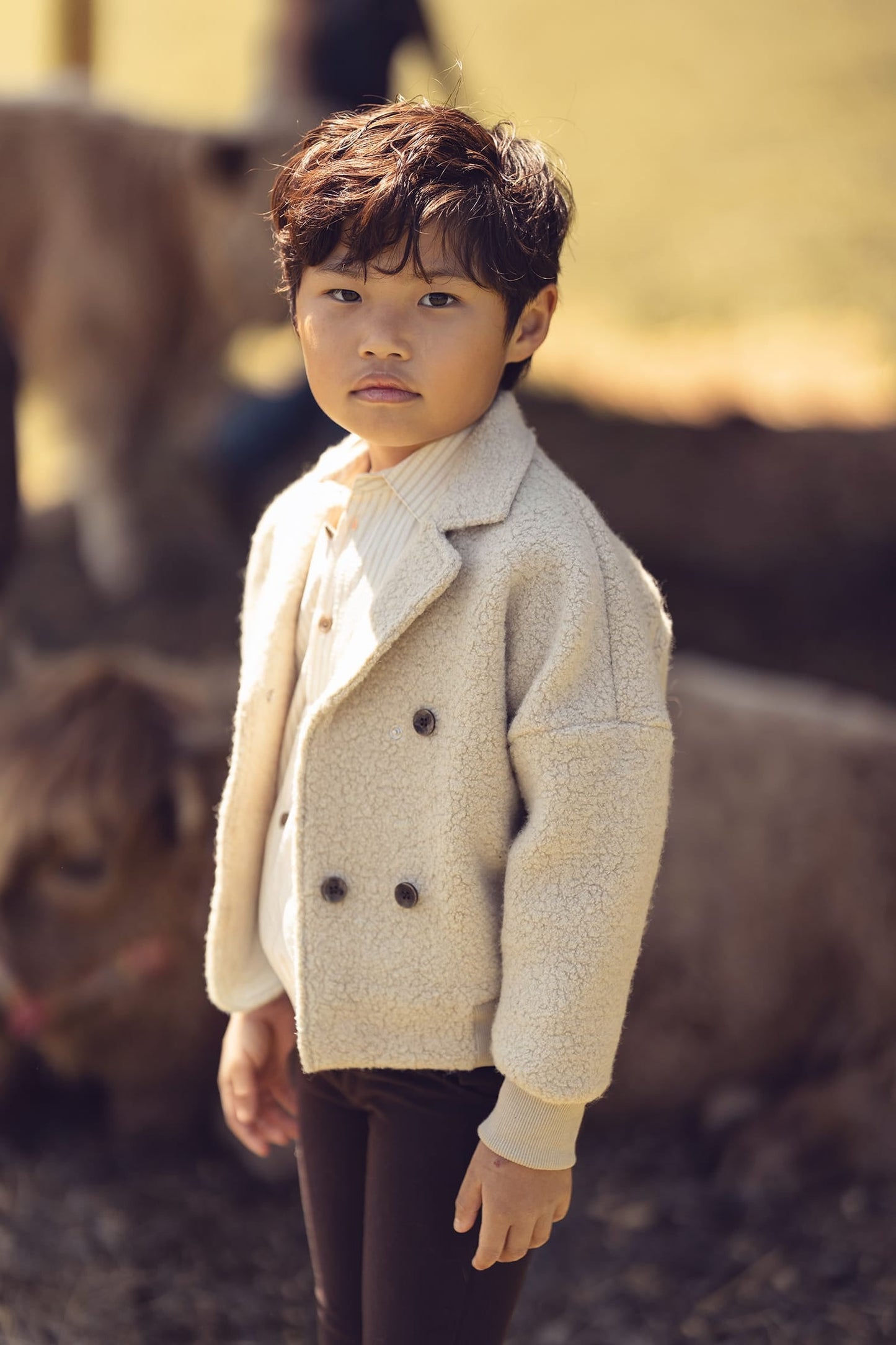Kenny Sherpa Jacket - Vanilla