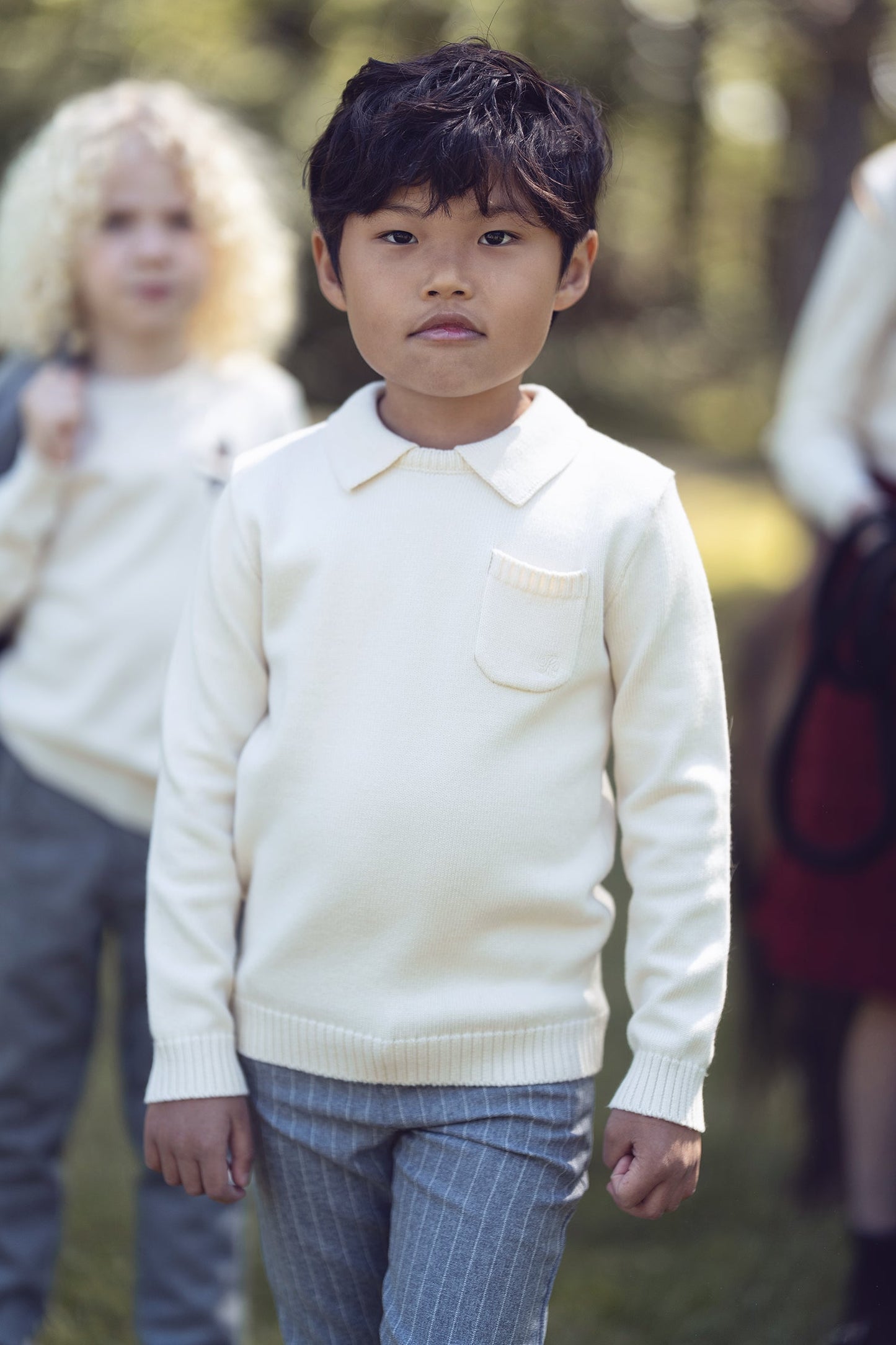 Franck Collar Sweater - Oatmilk