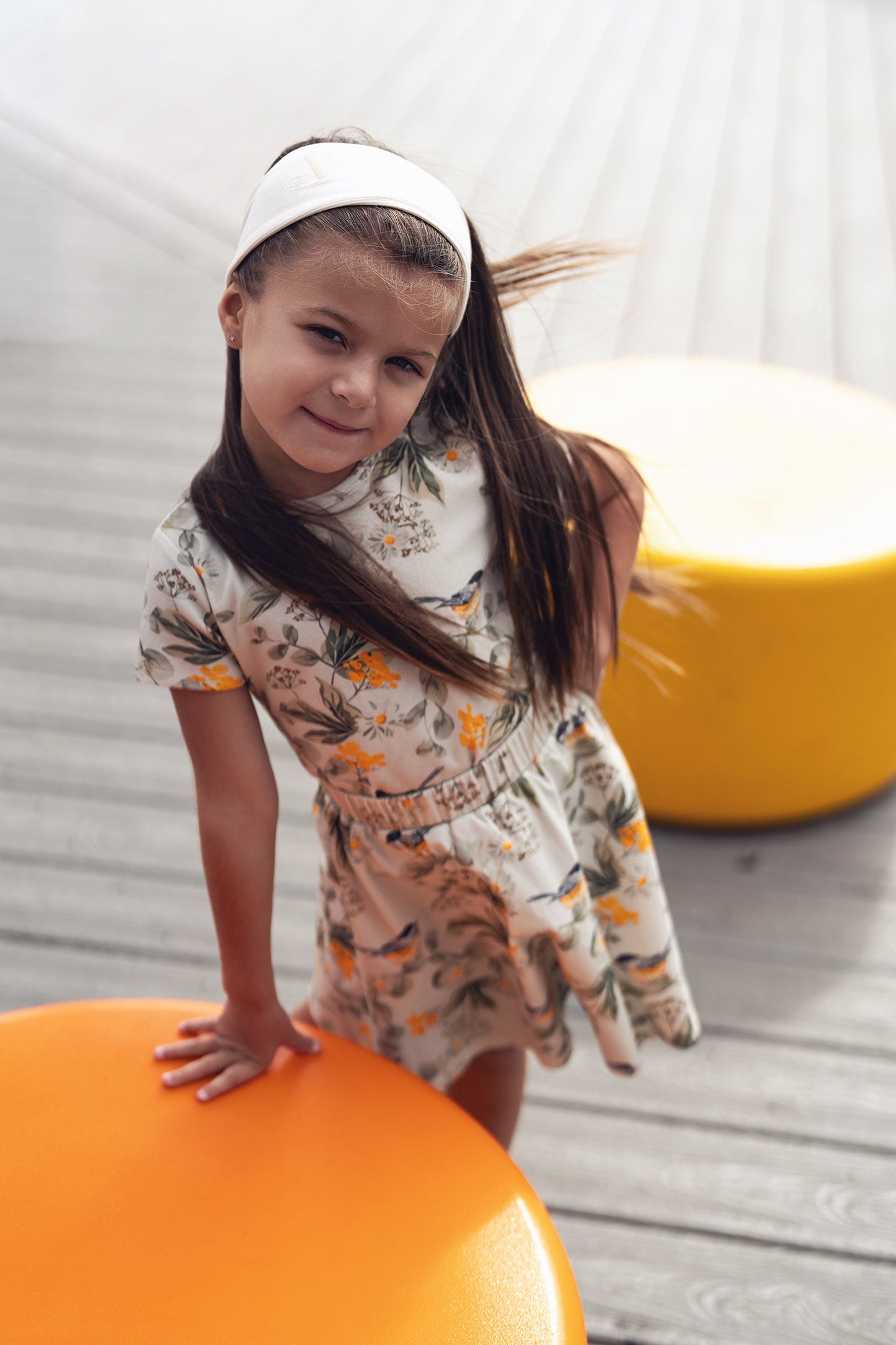 Garden Finch Circle Skirt