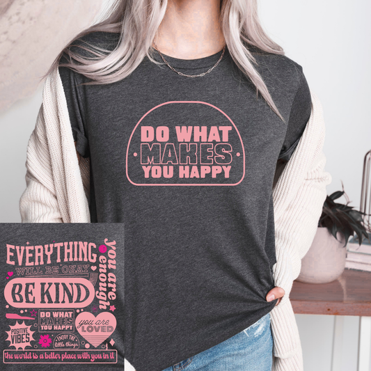 *Happy Collage Graphic Tee