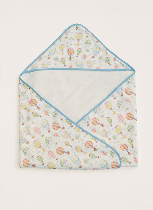 Hooded Bath Towel - Up Up & Away