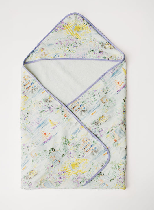 Hooded Bath Towel - Limoncello