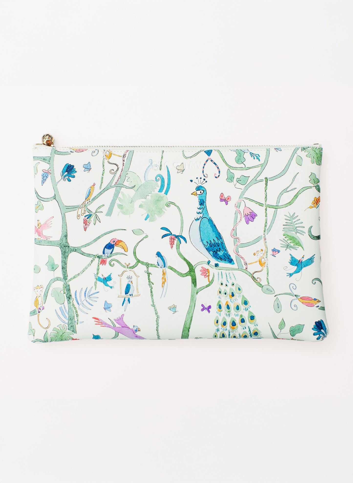 Tropical Chinoiserie Clutch Bag