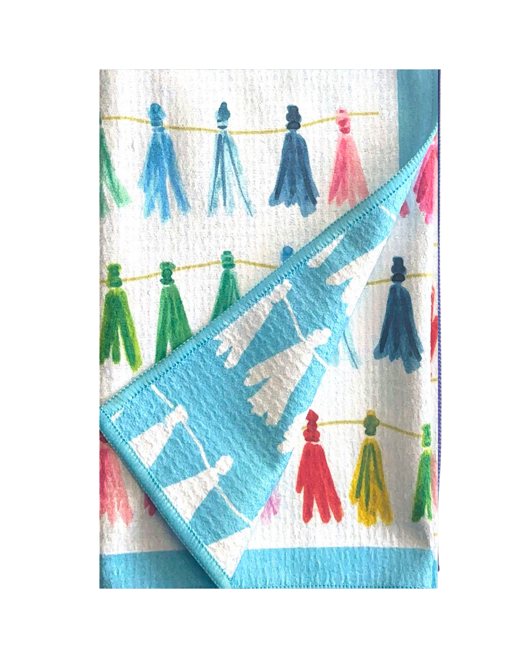 Tasslin' Double-Sided Tea Towel