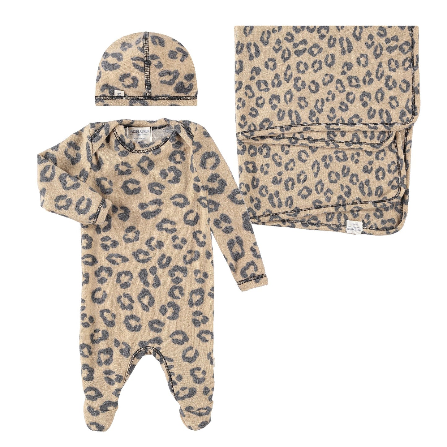 Brushed Hacci Animal Newborn Essentials Set