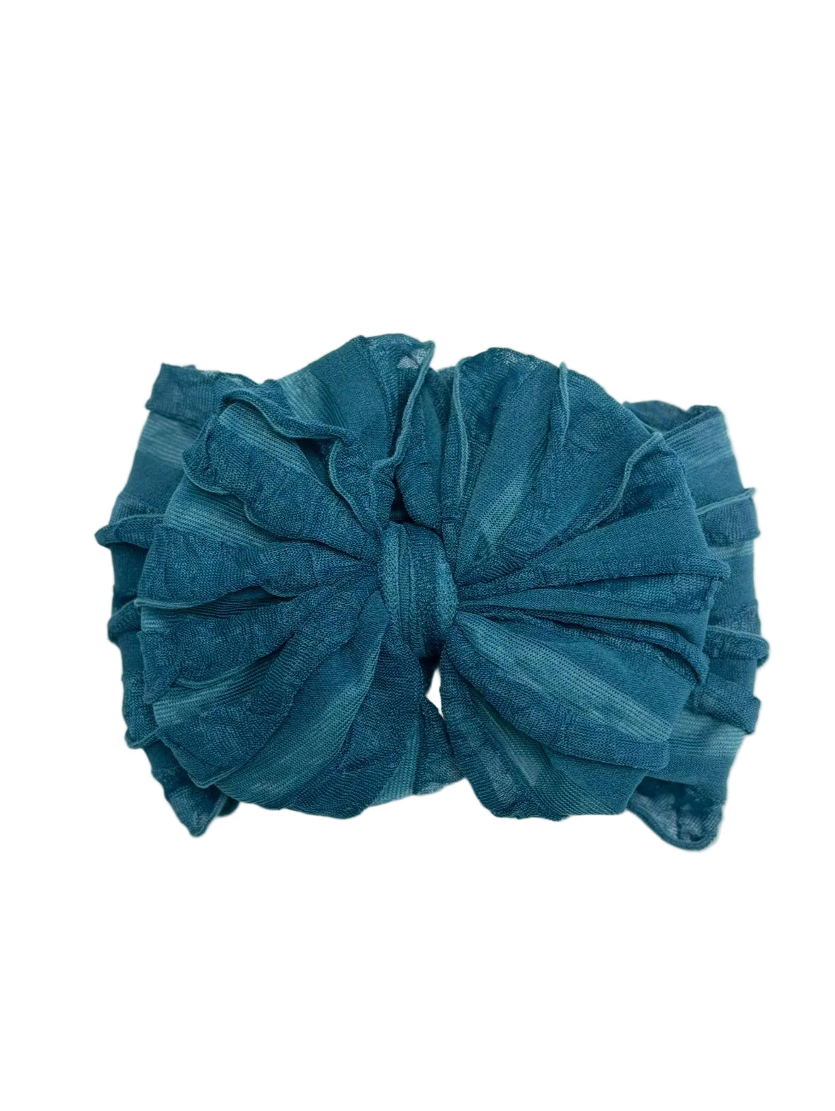 Ruffled Headband | Teal