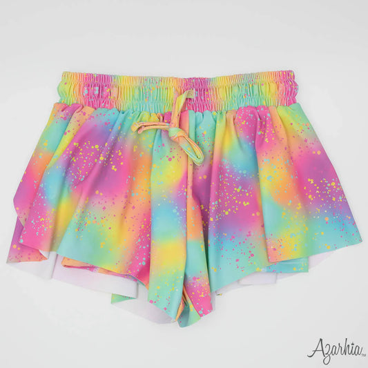 Tie Dye Glow Butterfly Flowy Short