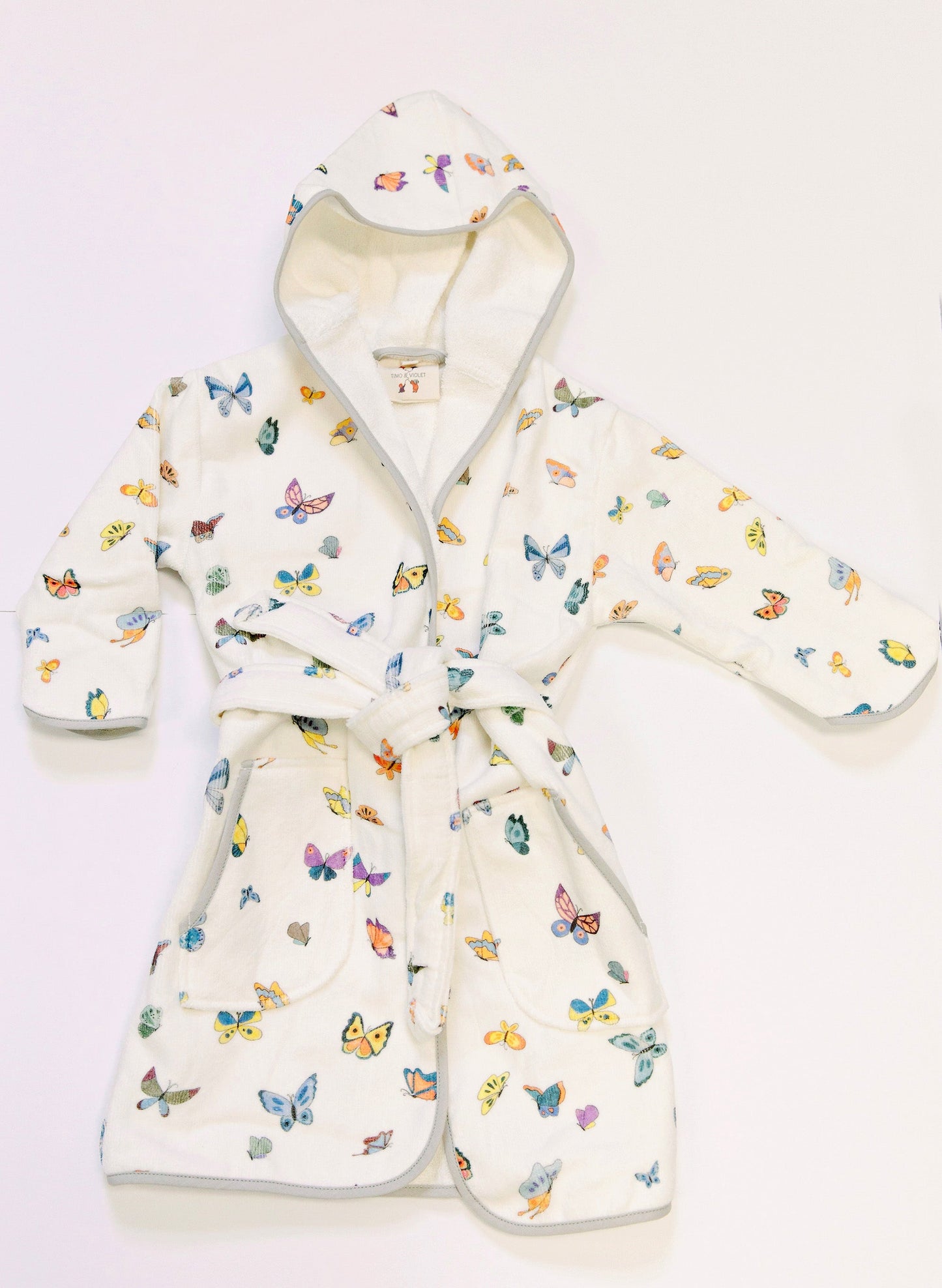 Organic Children’s Bathrobe – Madame Butterfly