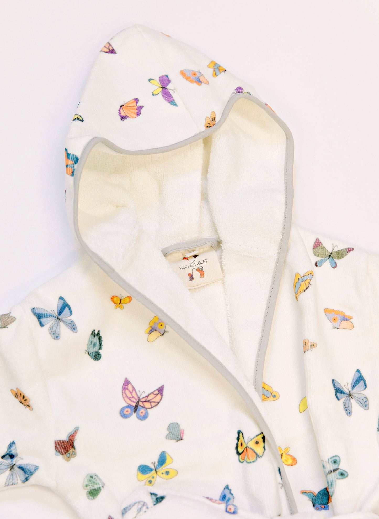 Organic Children’s Bathrobe – Madame Butterfly