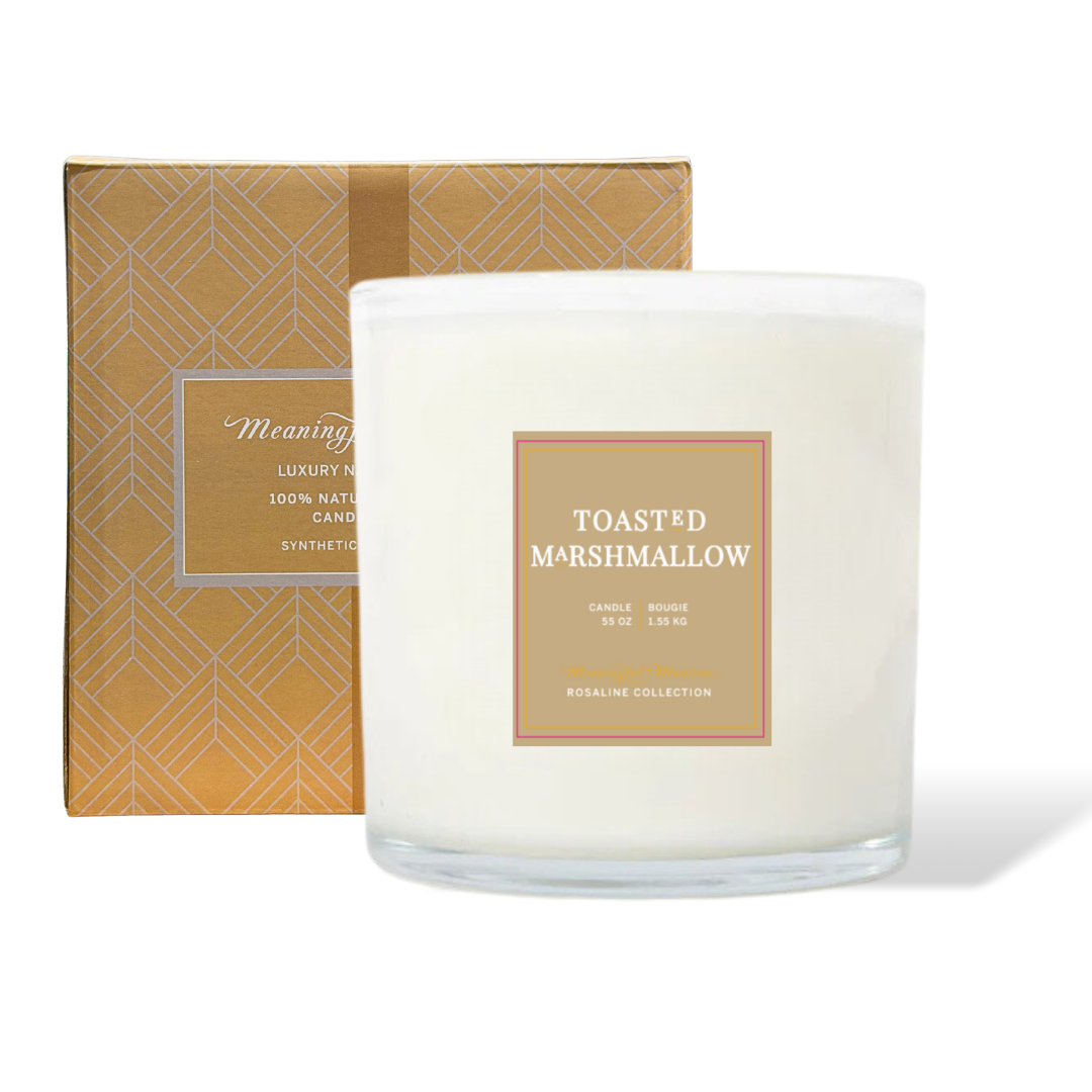 Toasted Marshmallow Natural Candle 55oz Rosaline Collection