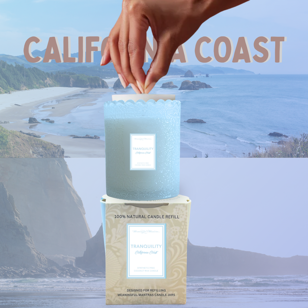 Tranquility California Coast Natural Candle 8oz Kaia Collection Refill