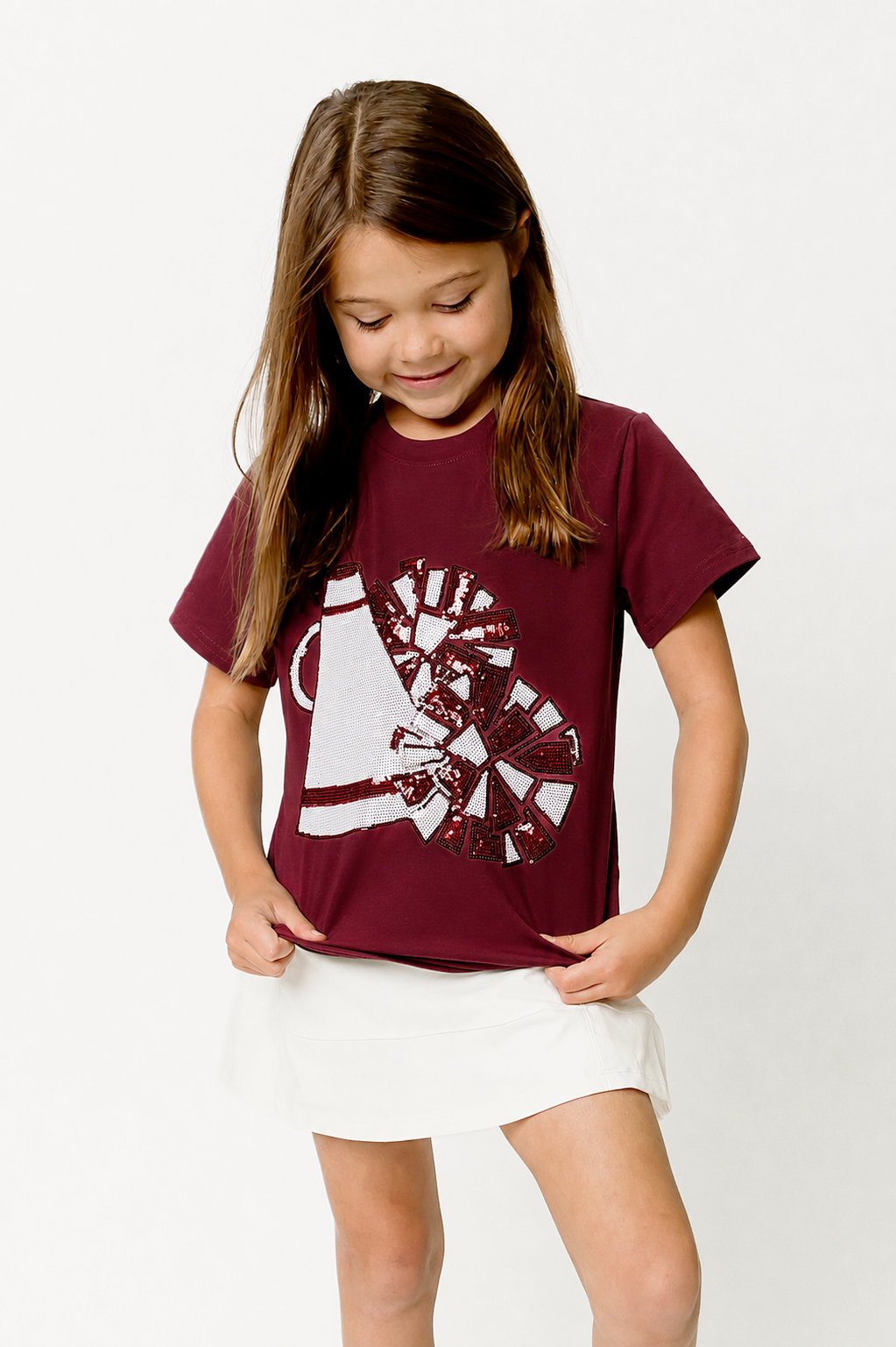 Kids' Megaphone Shirt - Maroon