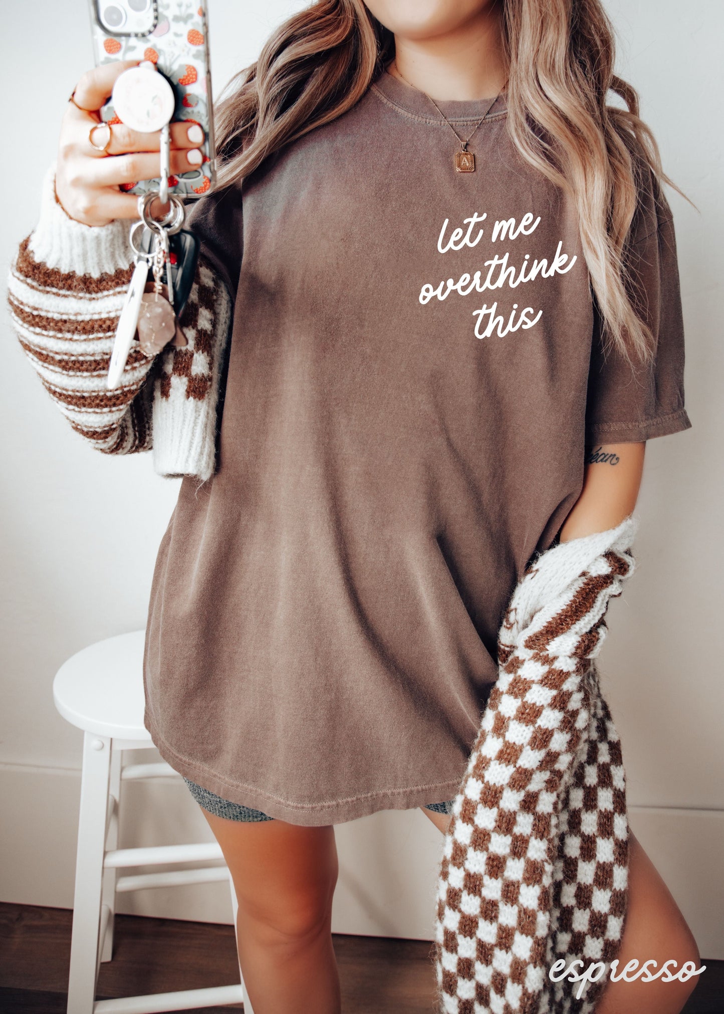 Let Me Overthink This Tee *16 Colors (S-3X)