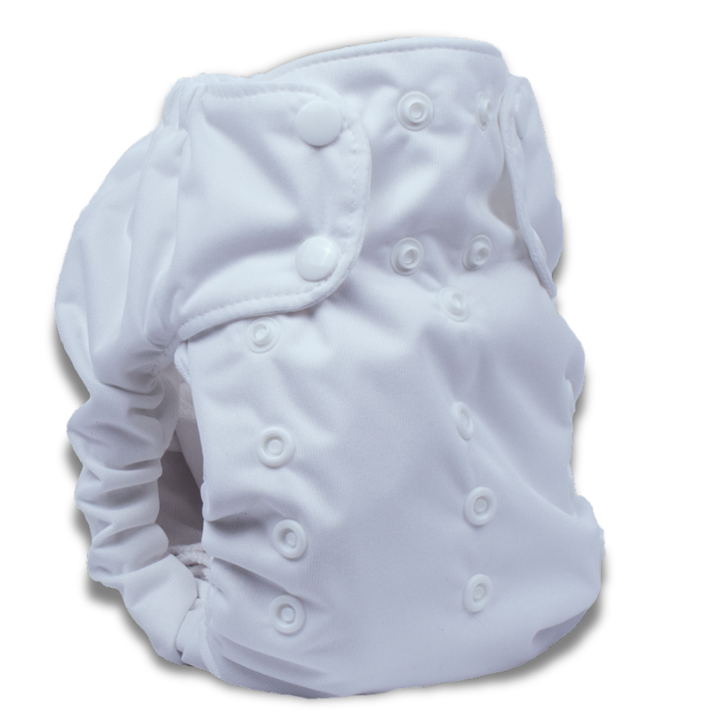 Dream Diaper 3.0 Natural Fiber Pocket Diaper - Basic White