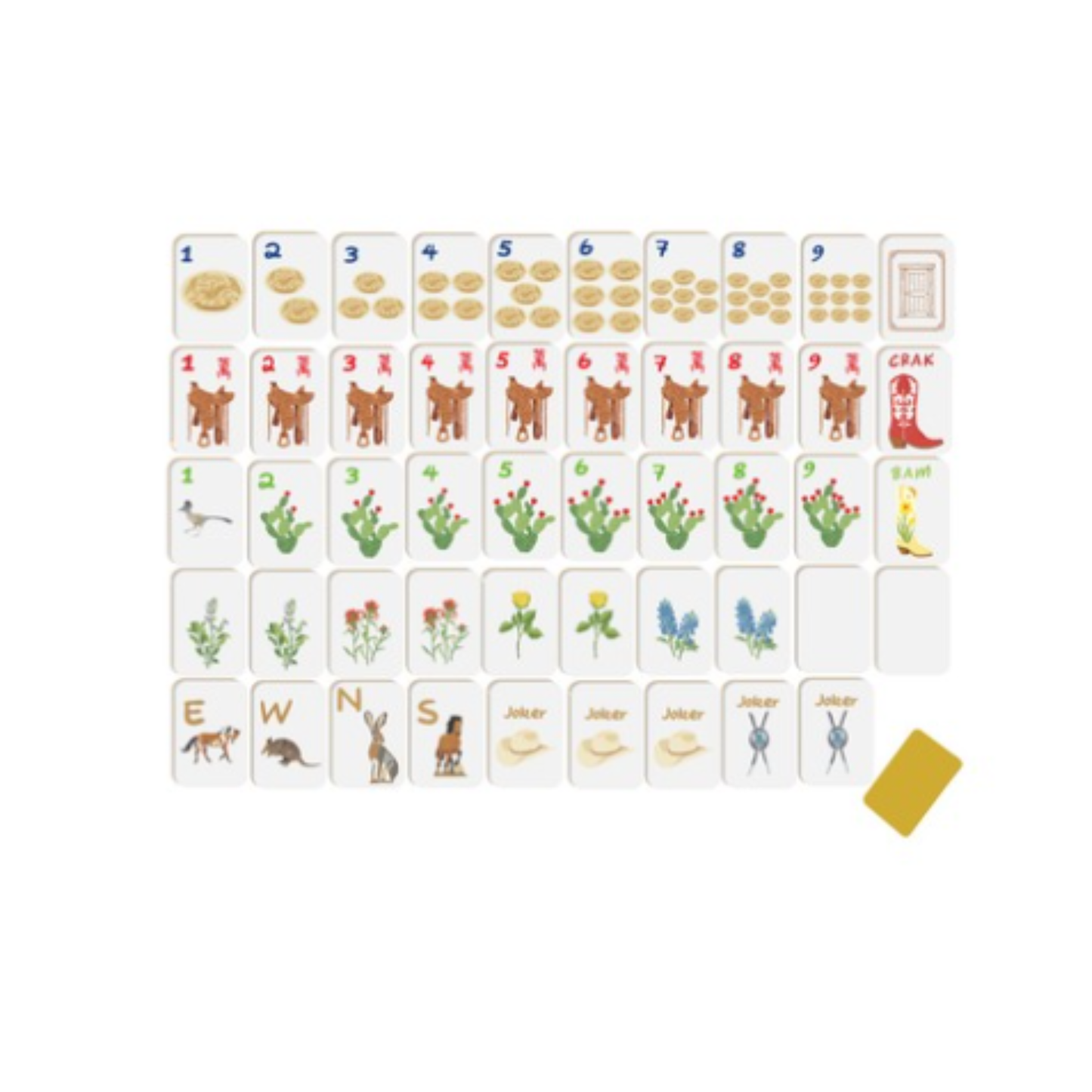 Out West Mahjong Tiles (Preorder)