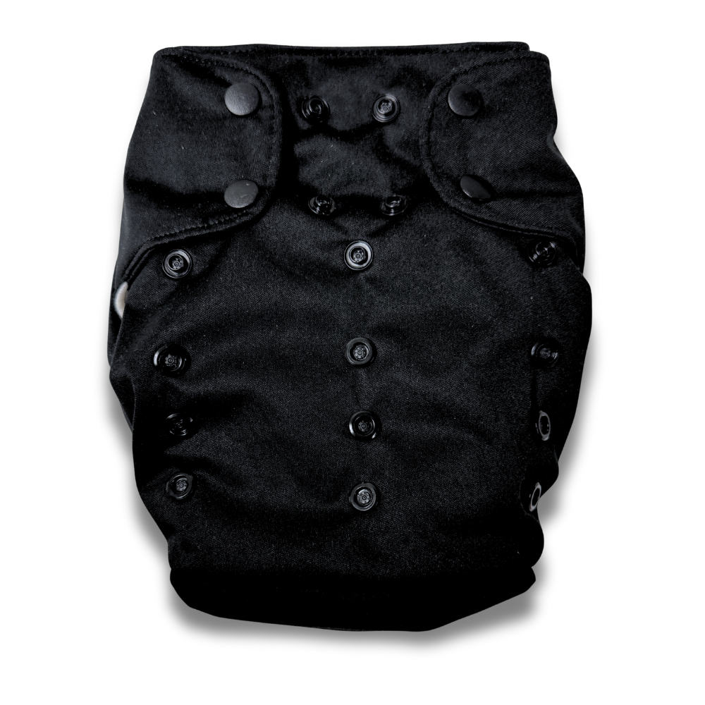 Dream Diaper 3.0 Natural Fiber Pocket Diaper - Basic Black