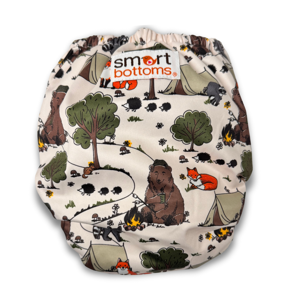 Dream Diaper 3.0 Natural Fiber Pocket Diaper - Happy Camper