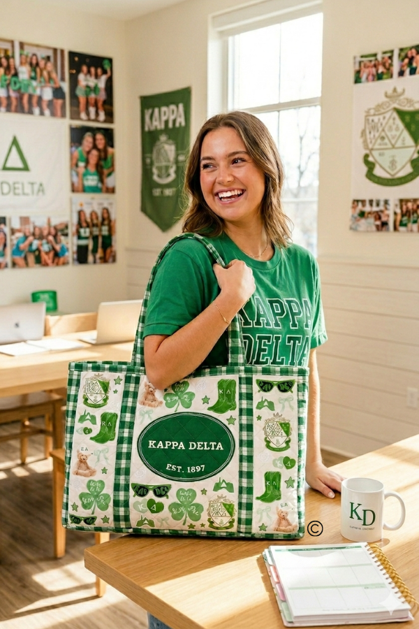 SC - ETA 7/30-8/13 Kappa Delta Sorority Tote Bag