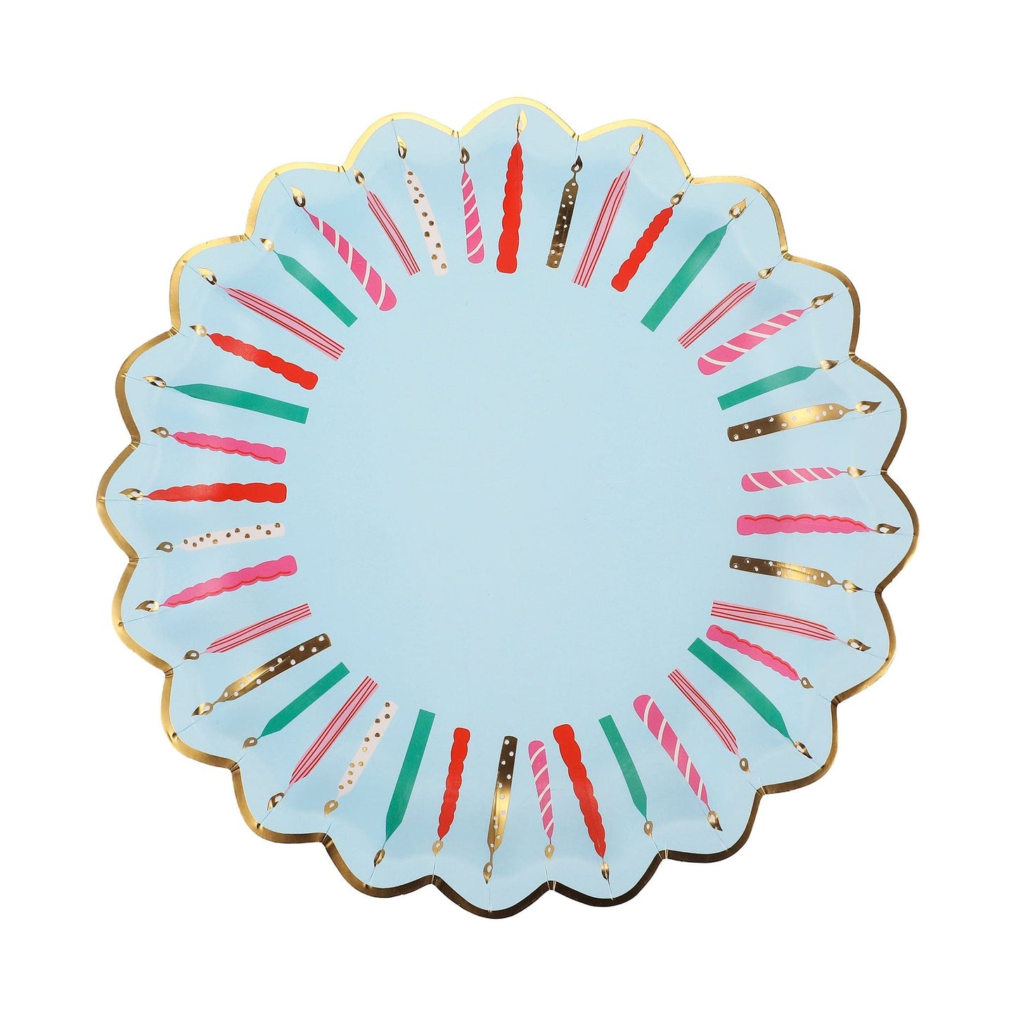 Birthday Candles Dessert Plates (10 count)
