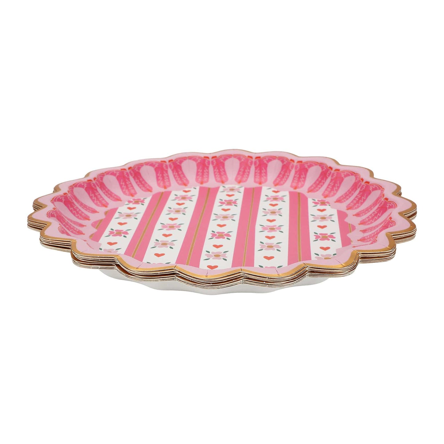 Boot Scoot Blooms Dinner Plates (10 count)