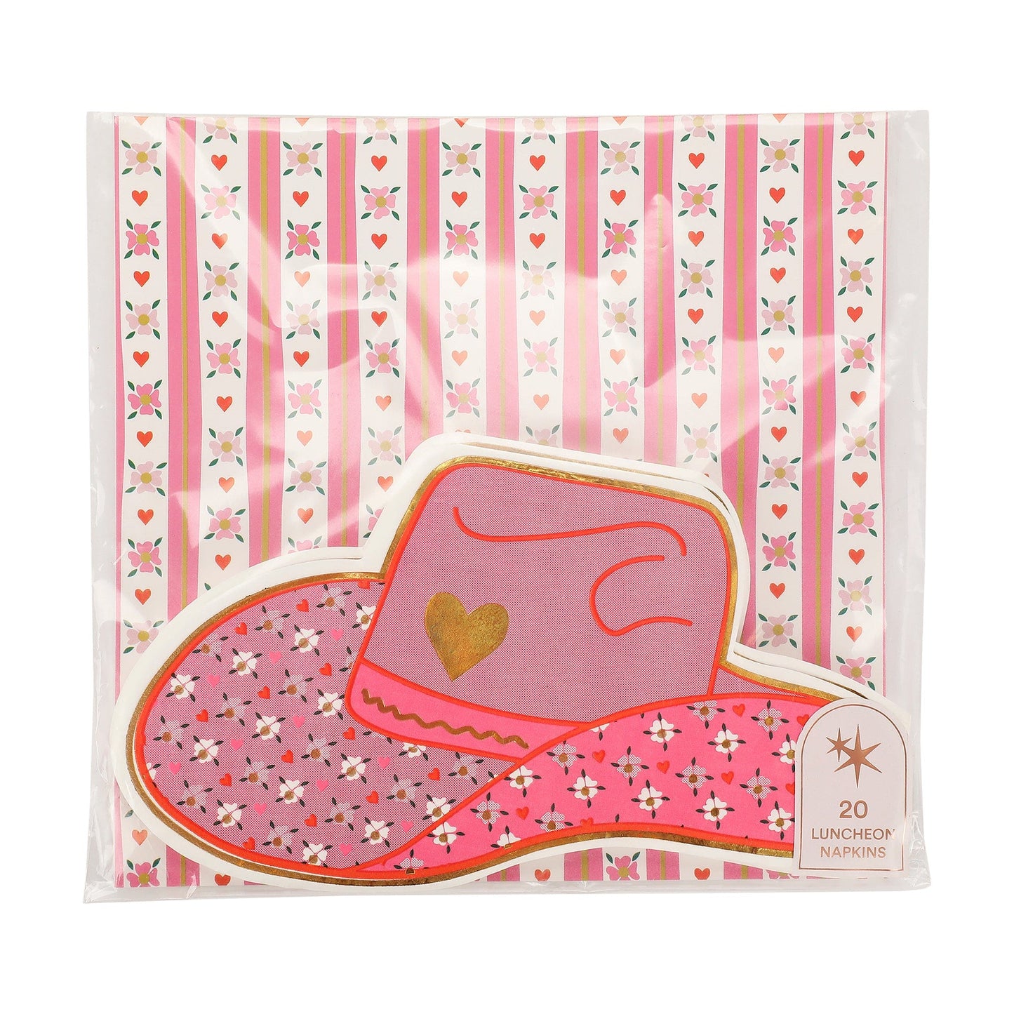 Cowgirl Hat Cocktail Napkins (20 count)